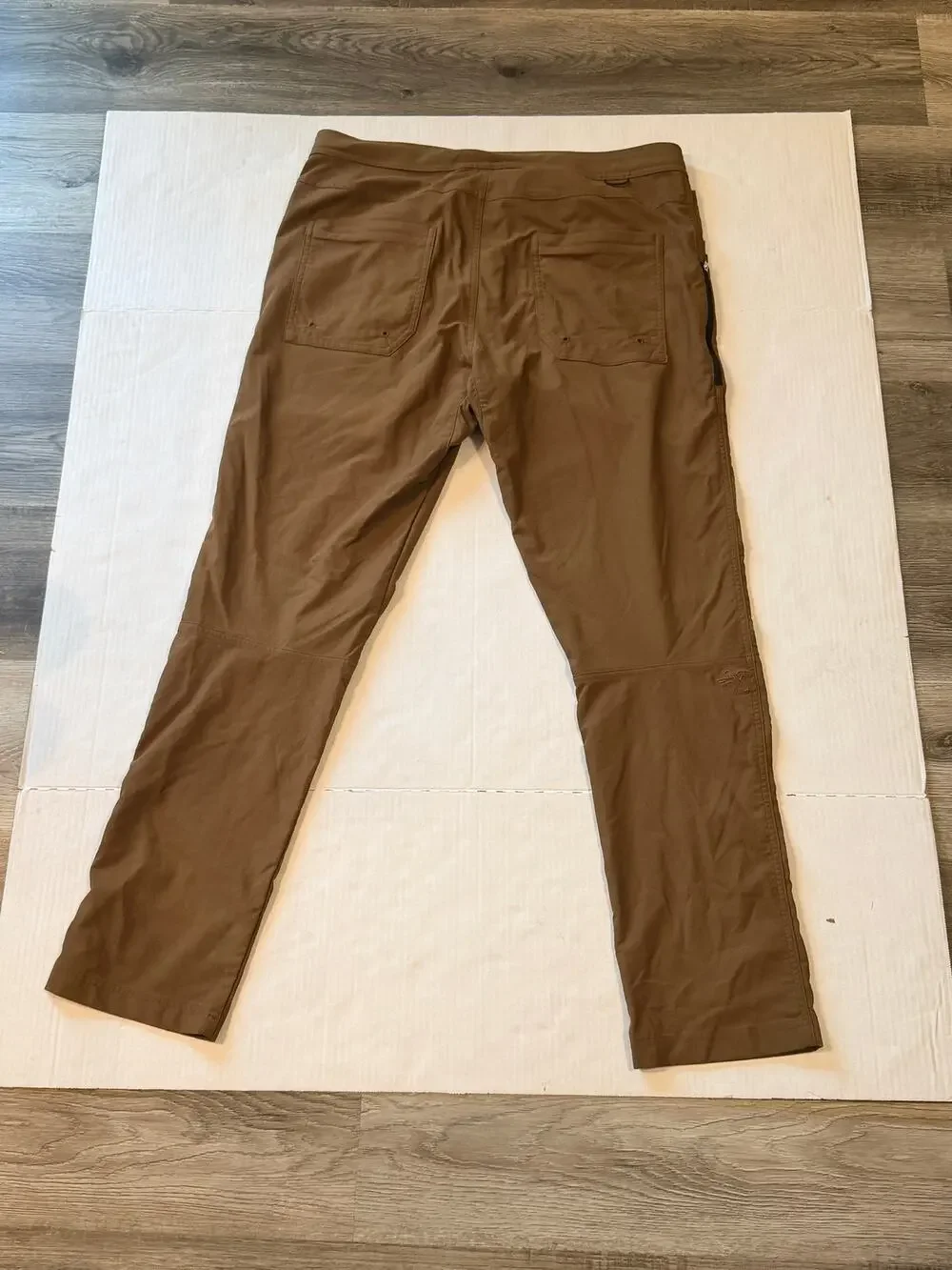 KETL Mountain Apparel Trail Pants Brown L 32 Hiking MTB Stretch Outdoor Belt